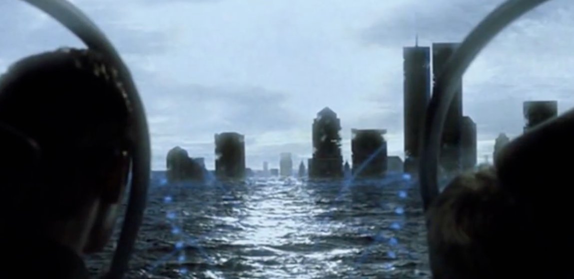 Artificial Intelligence: A.I. (2001): skyline cameo of the World Trade Center, both towers (with antenna)