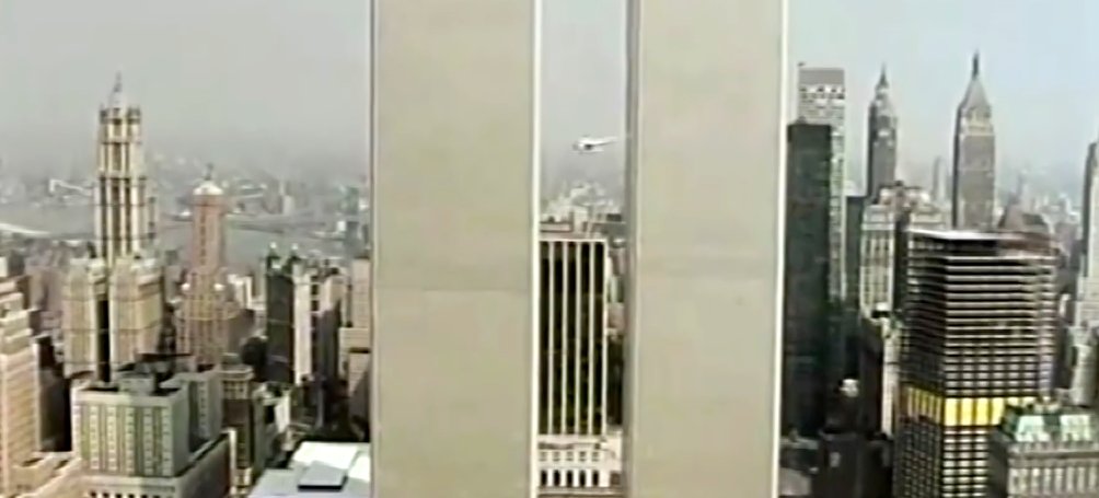 Sylvie (1973): skyline cameo of the World Trade Center, both towers (no antenna)